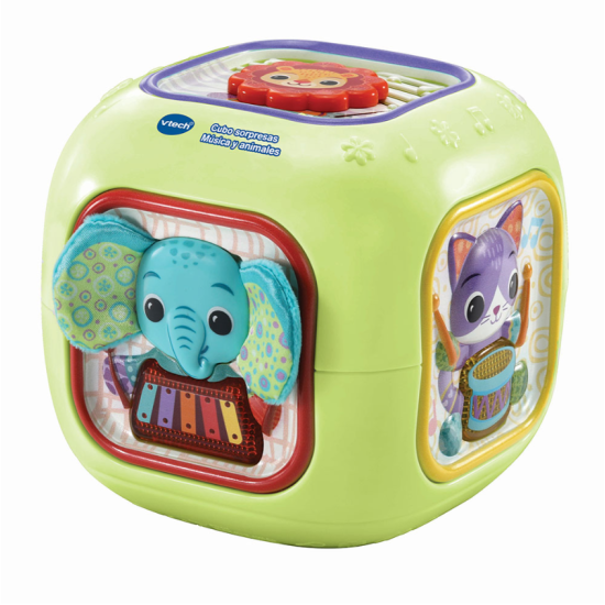 CUBO SORPRESAS MUSICA Y ANIMALES
