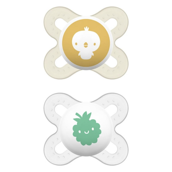 MAM CHUPETE START 0+ LATEX 2 UNDS MARFIL