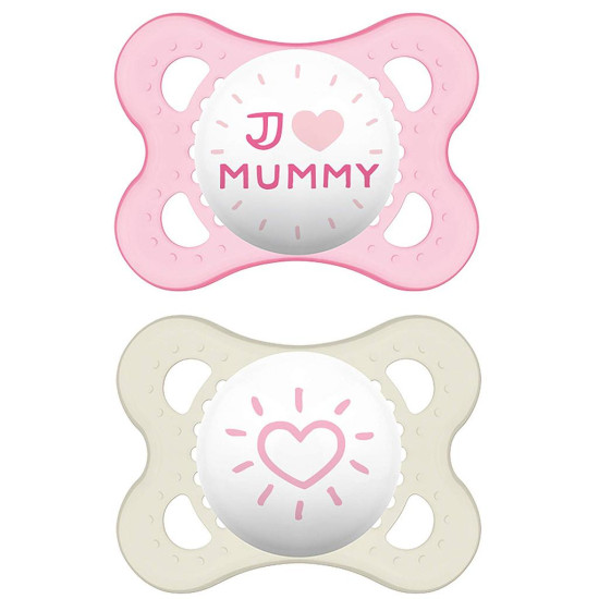 MAM CHUPETE ORIGINAL 0M+ LATEX ROSA 2UN