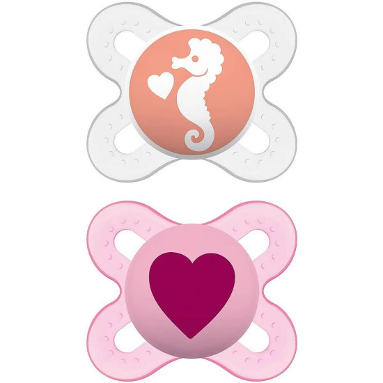 MAM CHUPETE START 0+ LATEX 2 UNDS ROSA