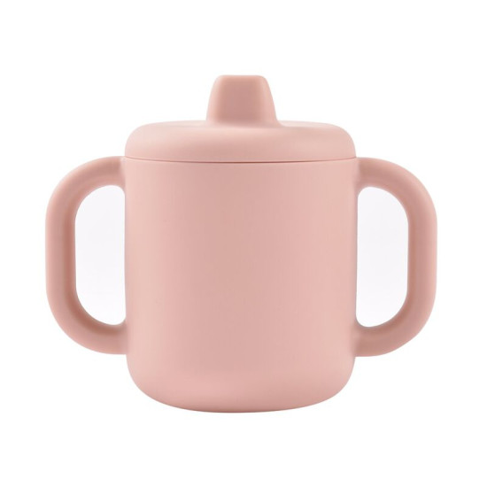 TAZA DE APRENDIZAJE SILICONA ROSA