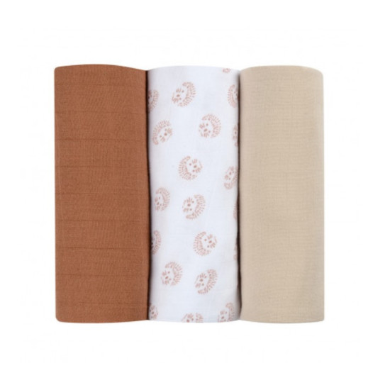 SET 3 MUSELINAS 70X70CM...