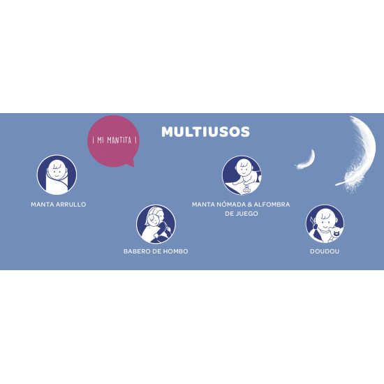 SET 3 MUSELINAS 70X70CM...