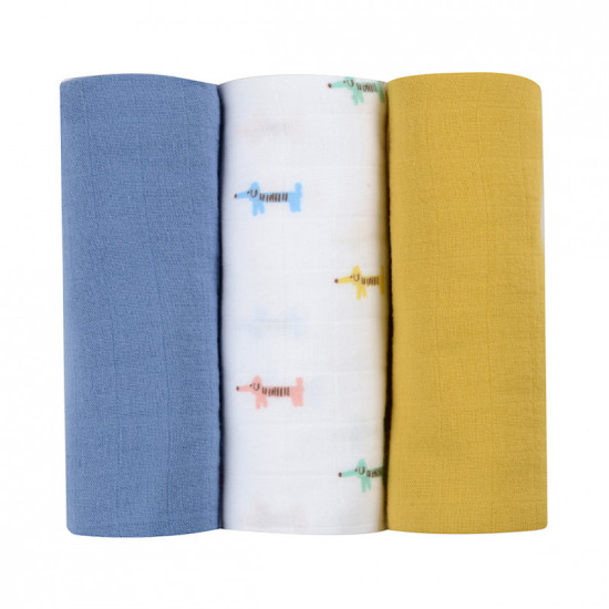 SET 3 MUSELINAS 70X70CM...