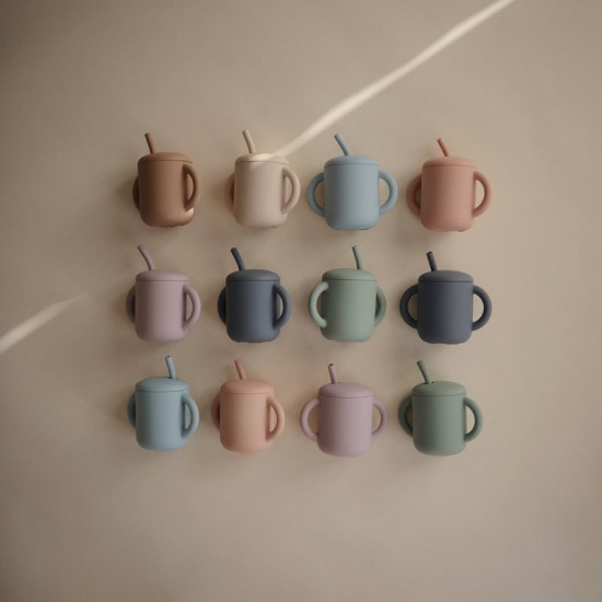 Taza didactica + pajita...