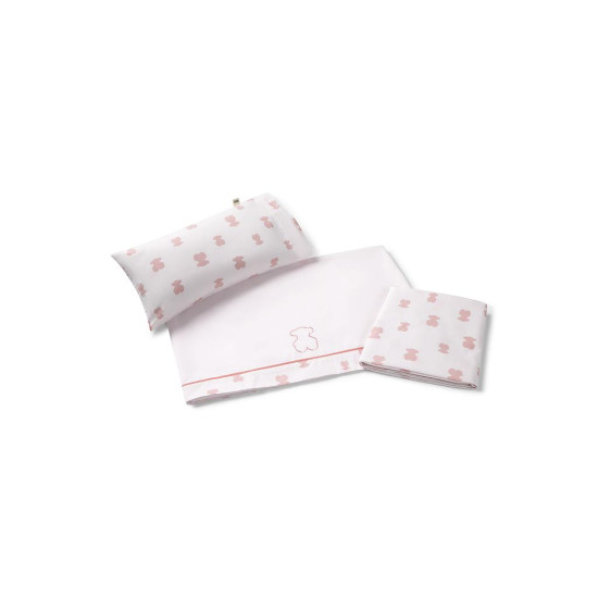TOUS Juego de Sabanas Cuna 120x60 Rosa