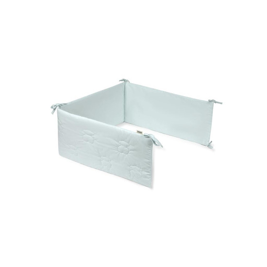 TOUS Protector Chichonera para Cuna de 120x60 con Osos Bordados Bruma