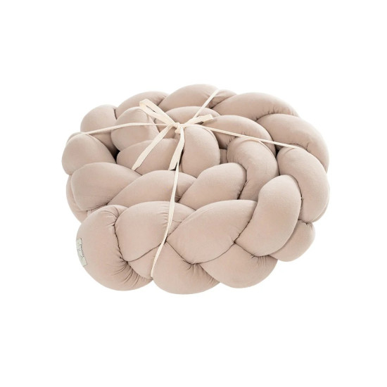 TRENZA PROTECTOR DE CUNA 60 TAUPE