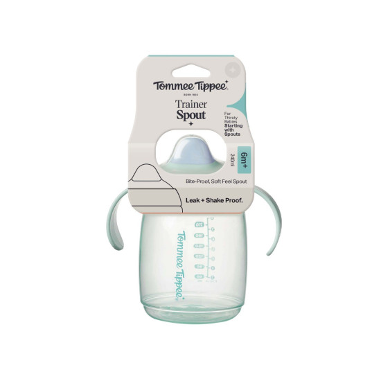 TAZA TRAINER SPOUT 240ML AZUL