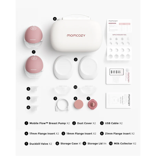 MOMCOZY SACALECHE DOBLE...