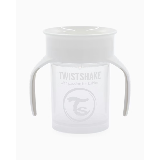 TAZA 360 C/ASAS 6M+ 230ML BLANCO