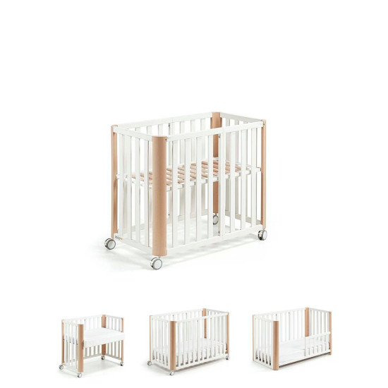 DOCO SLEEPING PLUS ++ 120X60 BLANCO/NATURAL