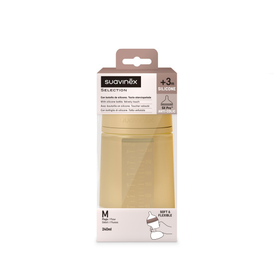 BIBERON SILICONA 240ML...