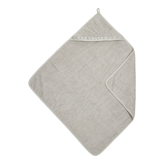 CAPA DE BAÑO VOLANTE 80X80CM ME-TERRY GREIGE