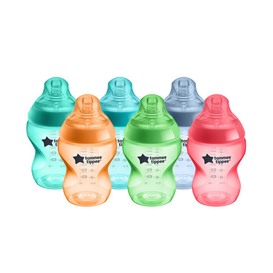 PACK 6 BIBERONES 260ML BRIGHT