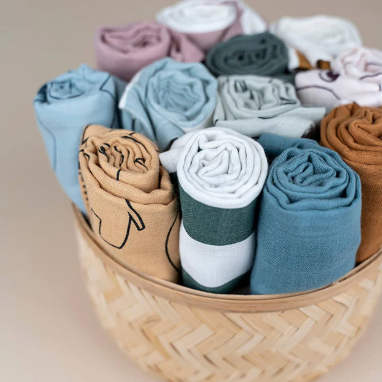 MUSELINA 3-PACK GOTS DEER...