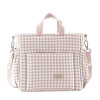 BOLSO MATERNAL PACK VICHY ROSA