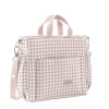 BOLSO MATERNAL PACK VICHY ROSA