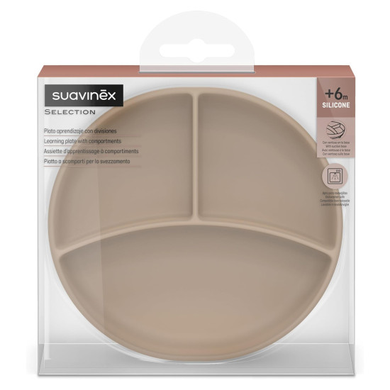 PLATO CON DIVISIONES BEIG SOFT