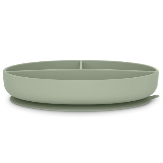 PLATO CON DIVISIONES VERDE...