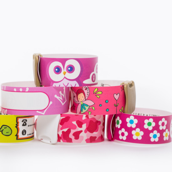 PULSERA INFOBAND FLORES RETRO