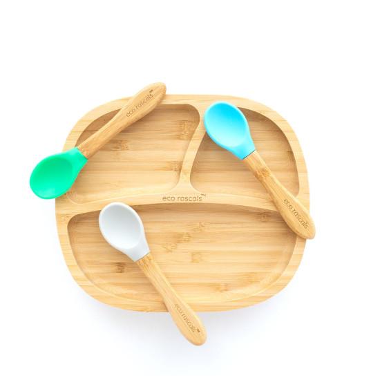 PLATO BAMBOO TODDLER AZUL...